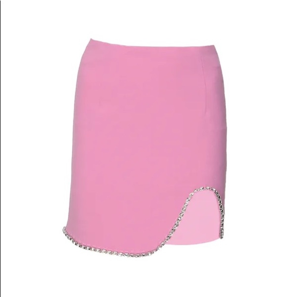 FOREVER UNIQUE Pink Tailored Skirt